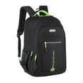 thumbnail image 2 of QualitChoice Business Laptop Backpack Lightweight Casual Rucksack Waterproof Large Capacity Daily Essentials Green, 2 of 6