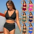 thumbnail image 2 of FLMEI Two Piece Swimsuit Set for Women's Two Piece Bikini Set Bottom Sports Bikini Swimsuits S-XXL, 2 of 9
