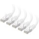 thumbnail image 1 of Cable Ethernet Matters Cat 6A, 10 Gbps, 3 pies, blanco, paquete de 5, 1 of 7