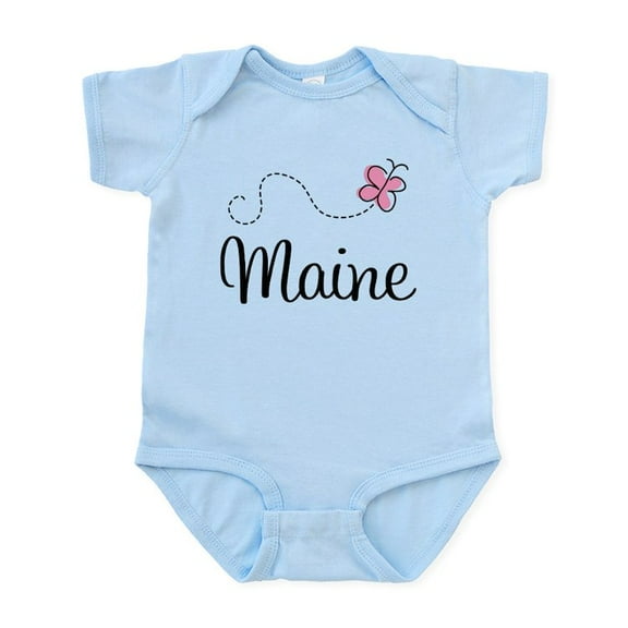 CafePress - Pretty Maine Infant Bodysuit - Baby Light Bodysuit, Size Newborn - 24 Months