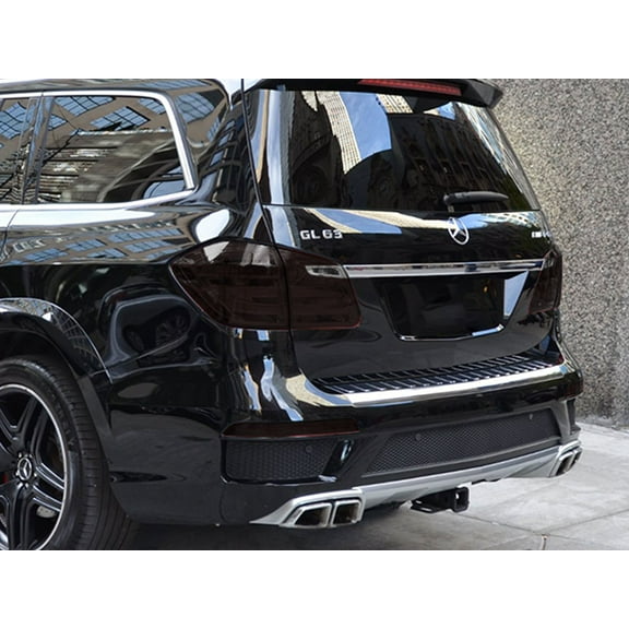 Rvinyl Tail Light Tint Covers Compatible with Mercedes-Benz GL-Class 2013-2016 - Matte Smoke