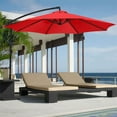 thumbnail image 4 of ufehgfjh Garden Umbrella Outdoor Stall Umbrella Beach Sun Umbrella Replacement Cloth 118 Inch Diameter With 8 Bones Get It Today, 4 of 4