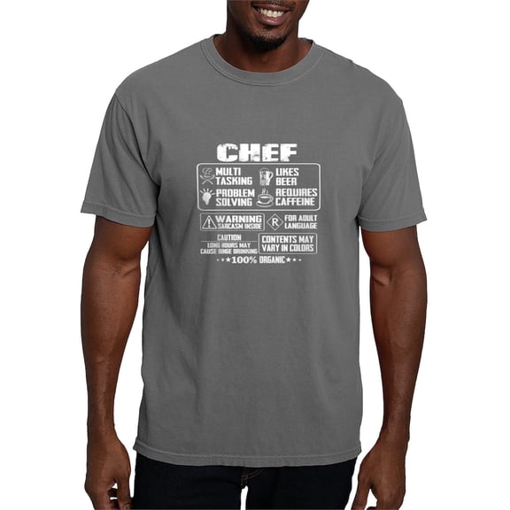 CafePress - Chef T Shirt T Shirt - Mens Comfort Colors Shirt