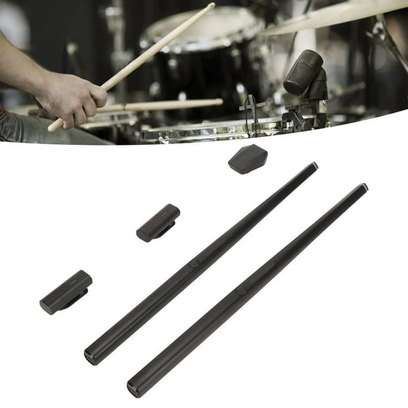Electronic Drum Set, Simulation Stand Adapter Drum Console Virtual Drum Set Low Noise Portable Drumsticks for Beginners