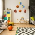 thumbnail image 4 of Dewedrt Iron Wall Mount Ball Storage Rack Indoor Basketball Storage (6 Balls), 4 of 7