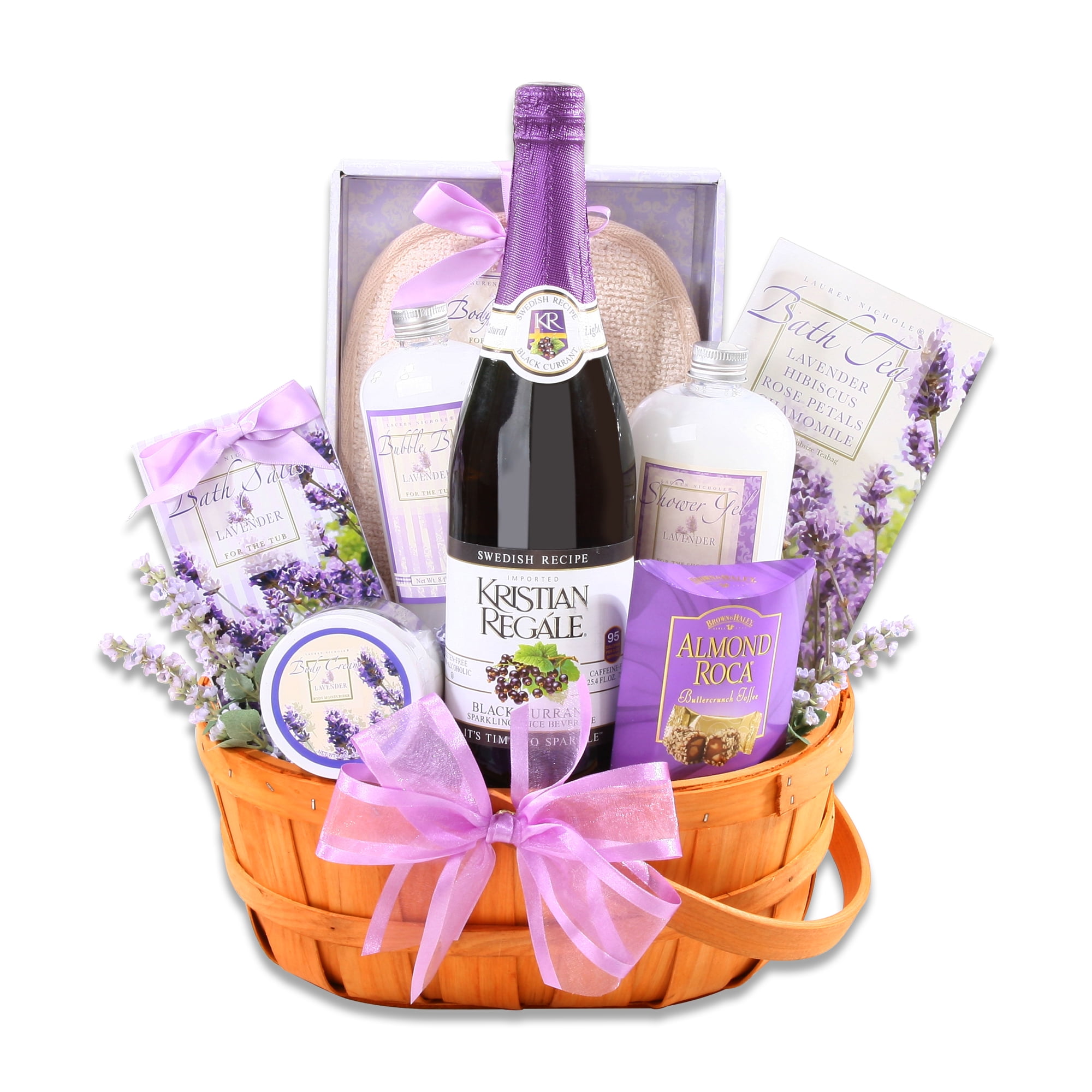 Alder Creek Relaxing Lavender Gift Basket, 10 pc