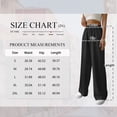 thumbnail image 3 of SWQZVT Wide Leg Linen Pants Womens High Waisted Loose Casual Pants with Pockets Trousers Slacks Palazzo Lightweight Pants, 3 of 9