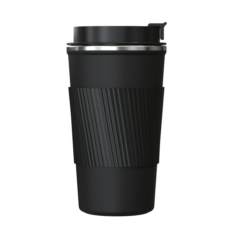 Outdoors Stainless Steel Insulated Coffee Cup - Leakproof Lid