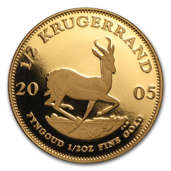 2005 South Africa 1/2 oz Proof Gold Krugerrand