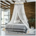 thumbnail image 2 of Dosel de cama tipo domo con protección de malla fina, liviano para una movilidad sin esfuerzo, portátil para un uso generalizado, altura ajustable para una experiencia personalizada, hermosa, 2 of 5