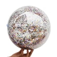thumbnail image 4 of MasteelfCA 24 Inches Transparent Sequin Inflatable Ball Summer Funny Water Fun Play Beach Ball Pool Ball Party Favor for Kids Children, 4 of 7
