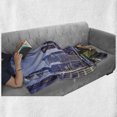 thumbnail image 6 of City Soft Flannel Fleece Throw Blanket, Los Angles California Skyline Urban USA Cityscape Skyscrapers Highway Avenue Trees, Cozy Plush for Indoor and Outdoor Use, 50" x 60", Multicolor, by Ambesonne, 6 of 6