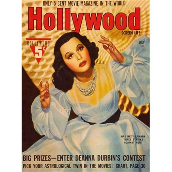 Pop Culture Graphics  Hedy Lamarr Movie Poster