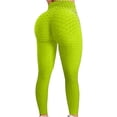 thumbnail image 1 of Pantalones de yoga de cintura alta para mujer Control de barriga Adelgazante Leggings texturizados para correr Entrenamiento Ruched Butt Lift Pants Adepaton WMZL-864-108, 1 of 4
