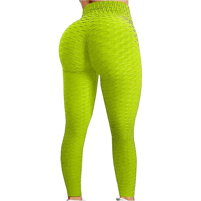 Pantalones de yoga de cintura alta para mujer Control de barriga Adelgazante Leggings texturizados para correr Entrenamiento Ruched Butt Lift Pants Adepaton WMZL-864-108