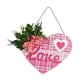 thumbnail image 3 of Letrero colgante de madera para el Día de San Valentín, decoración colgante, corazón, placa de amor romántica para propuesta, aniversario, interior y , estilo A BLESIY cartel colgante, 3 of 8