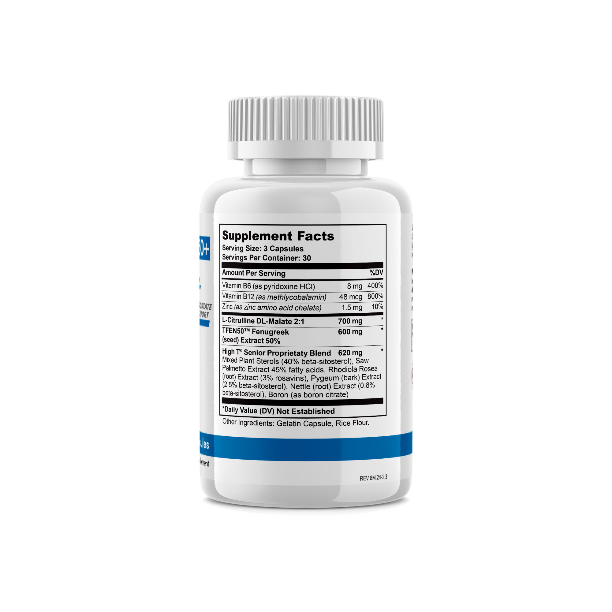 High T Senior+ Prostate & Testosterone Support Natural Testosterone Support 90 Capsules