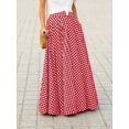 thumbnail image 2 of Elegant Women's Skirt,High-Waisted, Wide-Sweep, Flowy A-Line Skirt, 2 of 4