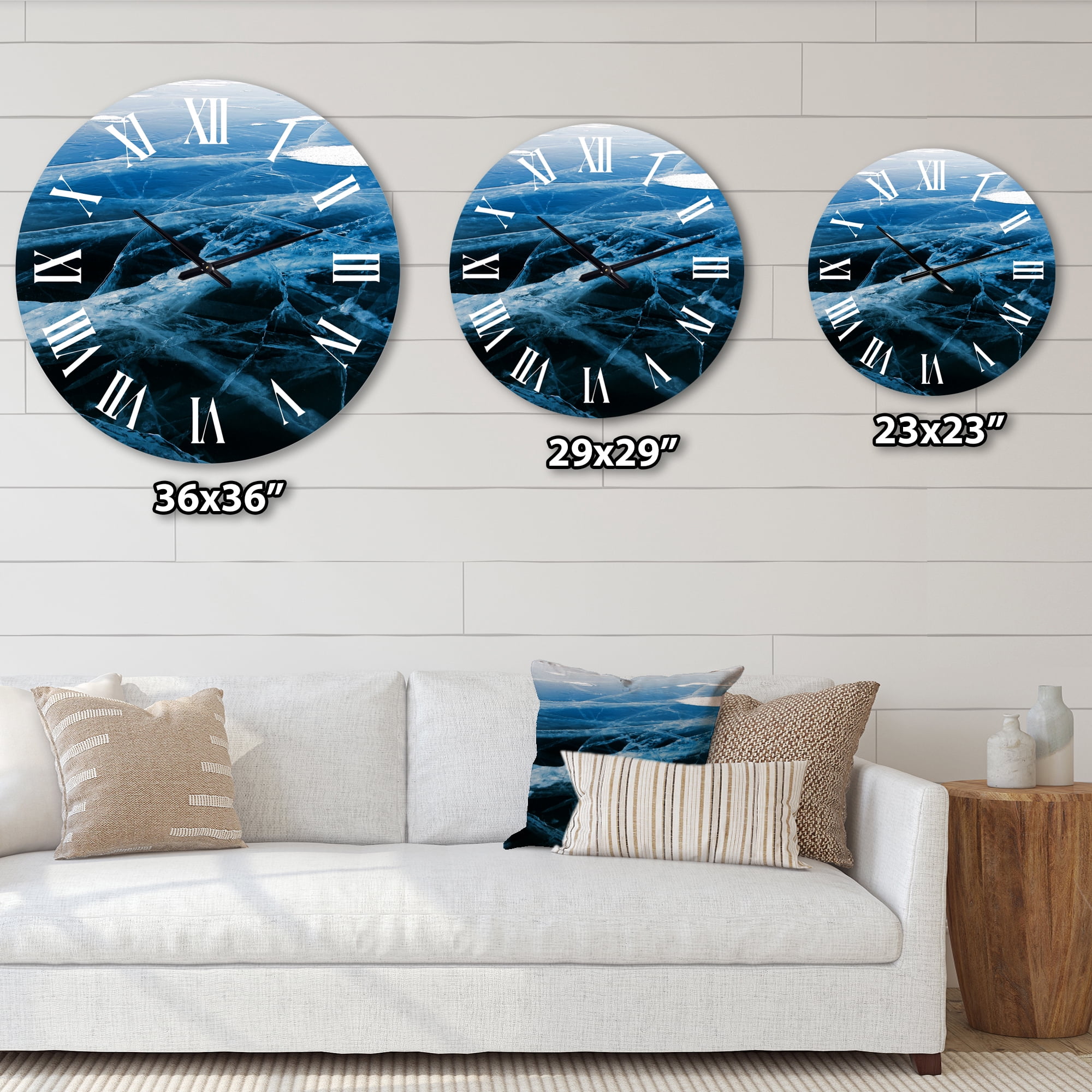 Designart 1 in Quartz Modern/Contemporary Wall Clock