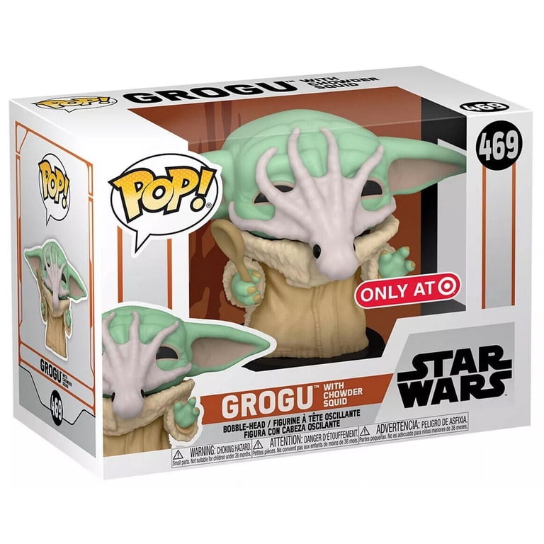 Pop! Star Wars The Mandalorian Grogu with Chowder Squid N 469 Funko