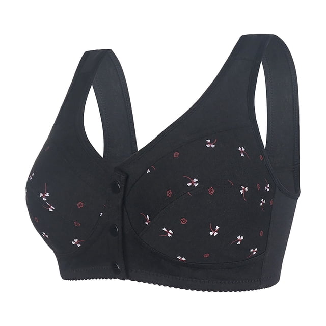 Clearance Sale 2025 Bra Women Clearance Front Button Shaping Cup Adjustable Shoulder Strap Large Size Underwire Bra