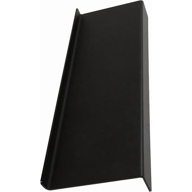 Computer Keyboard Support, Low Front Lip Keyboard Elevator, Polished Finish, Tilted Office Stable (Transparent),Black