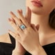 thumbnail image 5 of Anillo de Bohemia Anillo de Preocupación Anillo de Cinturón Liso Anillo Hombres y Mujeres, 5 of 8
