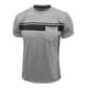 thumbnail image 5 of Camiseta de manga corta con cuello redondo y estampado a rayas para hombre, gráficos en 3D, poliéster y spandex, ropa informal para el día a día, tallas S-XXXL, 5 of 7