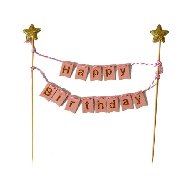 fastboy Insert Cake Paper Decoration Creatively Happy Pull Birthday Flag Lightweight Boy Festival Holiday Thanksgiving