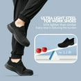 thumbnail image 6 of NIFOFISE Men's and Women's Slip-On Work Shoes-Slip-Resistant Steel Toe Sneakers, 6 of 7