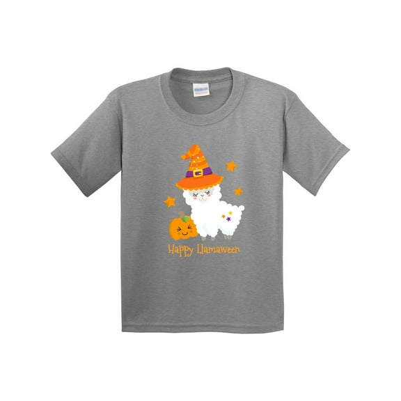 Inktastic Happy Llamaween Youth T-Shirt