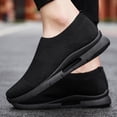 thumbnail image 3 of DLWKIPV Knit Slip-On Walking Shoes, Breathable Lightweight Casual Sneakers, Non-Slip Comfort Shoes for All-Day Wear, 3 of 6