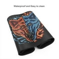 thumbnail image 7 of DouZhe Large Mouse Pad, Red Blue Angry Wolf Non-Slip Waterproof Rubber Keyboard Office Desk Pads Mousepad, 29.5 x 15.8 inches 3mm Thick, 7 of 7