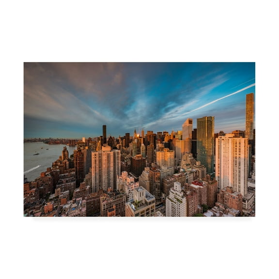 Trademark Fine Art 'New York Morning' Canvas Art by Bruce Gett