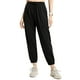 thumbnail image 1 of Pantalones deportivos para mujer, pantalones deportivos para correr, pantalones casuales, pantalones de verano finos, sueltos, con puños cónicos, color negro L, 1 of 6