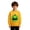 00-Yellow#931, variant on Kiijoy Halloween Boys Glow In The Dark Sweatshirt Crew Neck Pullover, Black, Sizes 12-24M
