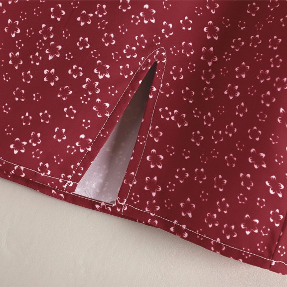 Vedolay Womens Skirt Women’s High Waistband Bohemian Printed A Line Flared Long Maxi Skirt Lined,Red S