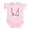 Petal Pink, variant on CafePress - Stethoscope Doctor Infant Bodysuit - Baby Light Bodysuit, Size Newborn - 24 Months