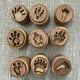 thumbnail image 5 of Juego de sellos de madera de 9 piezas, sellos de animales, álbum de recortes, sello de pata de animales DIY, sello de huella de animales para Estilo B .5-5cm SM SunniMix Sello de niños, 5 of 7