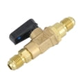thumbnail image 4 of Greensen Valve à Bille Réfrigérante, 1/4SAE Outils de Réfrigérateur de Climatisation Valve de Contrôle de Réfrigérant Adaptateur de Valve à Bille Fluorée, Valve de Charge de Climatisation, 4 of 8