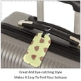 thumbnail image 3 of Square 2Pack PU Leather Cute Poop Pattern Cruise Luggage Tag with Privacy Cover and Name ID Tag for Travel Handbags Backpacks Luggage Tags, 3 of 6