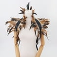 thumbnail image 1 of Chal alado de carnaval para mujer, accesorio de baile de fiesta ahuecado, protector facial de poliéster para mujer, 1 of 3