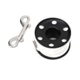 thumbnail image 2 of Eigraketly Carrete de buceo de 50m con forma de bocina, línea de alta visibilidad, rueda de alambre de aluminio, fuerte resistencia a la tracción, buzo Deportes acuáticos Negro Eigraketly OD024325-01, 2 of 6