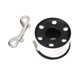 thumbnail image 1 of Advancent Carrete de buceo con forma de cuerno, línea de alta visibilidad, rueda de alambre de aluminio, fuerte resistencia a la tracción, buzo Deportes acuáticos Negro, 1 of 6