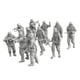 thumbnail image 1 of Kit de 11 modelos de soldados alemanes a escala 1/72, figuras en miniatura de resina, juego de figuras de hombres, dioramas para juegos de mesa de, 1 of 9