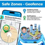 EmojiKidz Kids Smartwatch with GPS, Parental Controls, Calls & Texts, SOS, Smart Watch for Kids, Blocked Unknown Callers, (Blue)