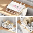 thumbnail image 4 of Dish Drainer Compact Dish Rack for Kitchen Countertops, 4 of 5