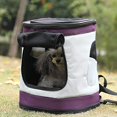 thumbnail image 3 of Sac à Dos Pliable pour Chien et Chat Violet Taille Unique, 3 of 5