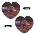 thumbnail image 2 of Saiise Pikmin Print Compact Mirror,Travel Makeup Mirror,Mini Mirror for Purse,Handbag,2.6 inch Small Folding Portable Handheld Mirror, 2 of 9