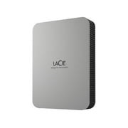 LaCie Mobile Drive STLP5000400 5TB USB-C Portable Hard Drive Moon Silver